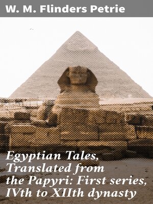 cover image of Egyptian Tales, Translated from the Papyri